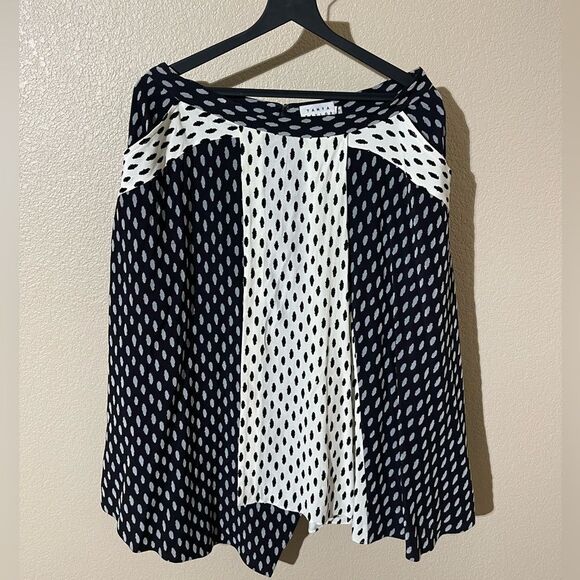 Tanya Taylor Monochrome Patterned Skirt